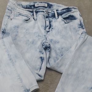 Madewell acid wash denim